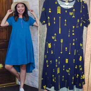 LuLaRoe Carly - Arrows, Unicorn Print